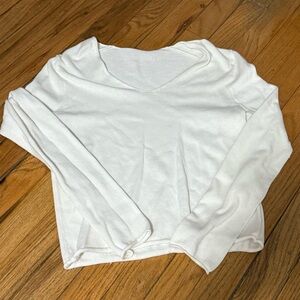 White brandy sweater